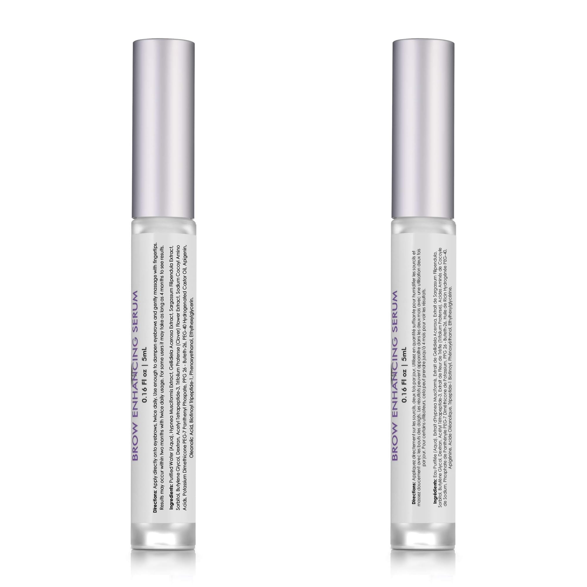 LUSH BROW Eyebrow & Eyelash Growth Serum - Dermatologist Developed Brow & Lash Growth Enhancer To Grow Full, Sexy Eyelashes & Eyebrows .16 oz/5mL