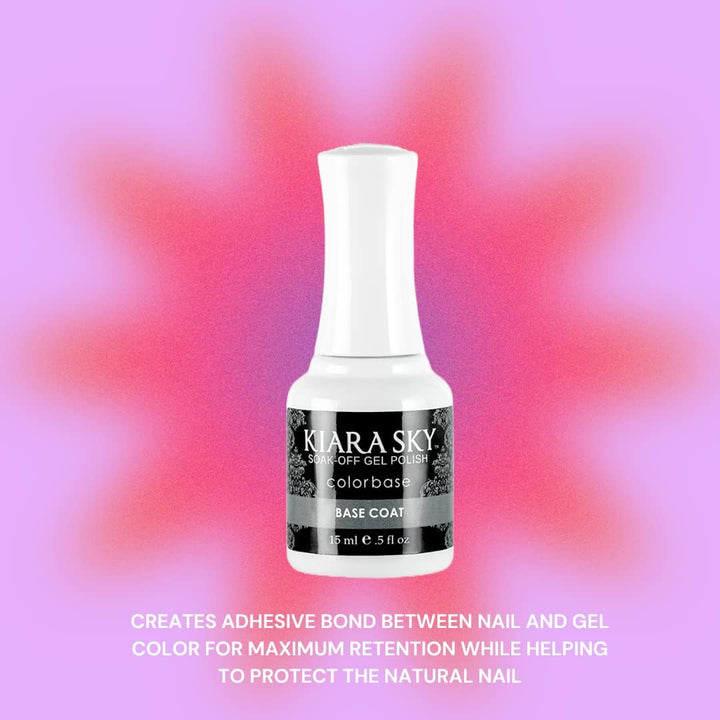 Kiara Sky Soak Off Gel Polish Base Coat .5oz