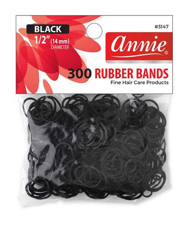 300 black rubber bands