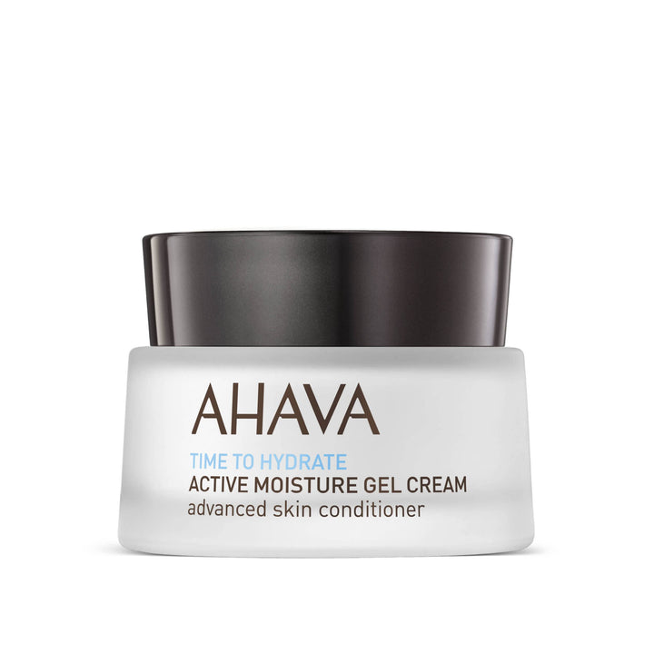 AHAVA Time To Hydrate Active Moisture Gel Cream, Advanced Skin Conditioner - Ultra Fresh Moisture Suspending Gel-Cream for Rejuvenation, Instant Hydration & Vitality, Combats Dehydration, 1.7 Fl.Oz