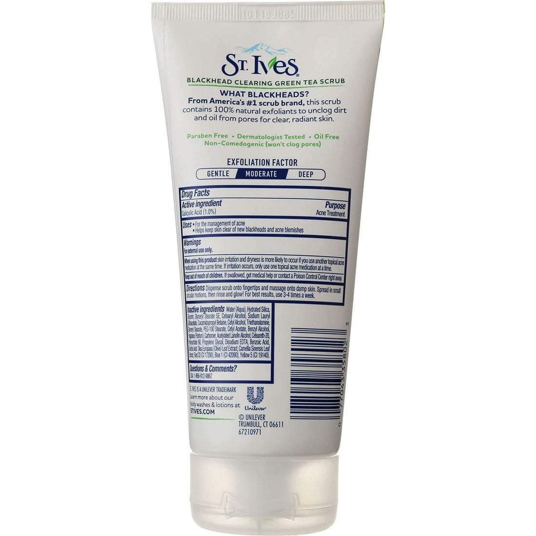 St. Ives Scrub Green Tea Blackhead Clearing (6 Oz)- Pack of 2