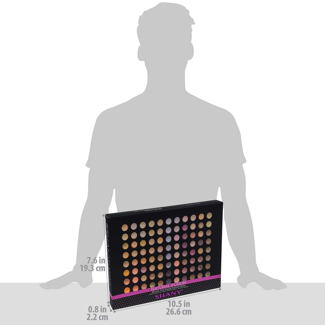 SHANY Natural Fusion Eyeshadow Palette (88 Color Eyeshadow Palette Nude Palette) 2.15 Ounce