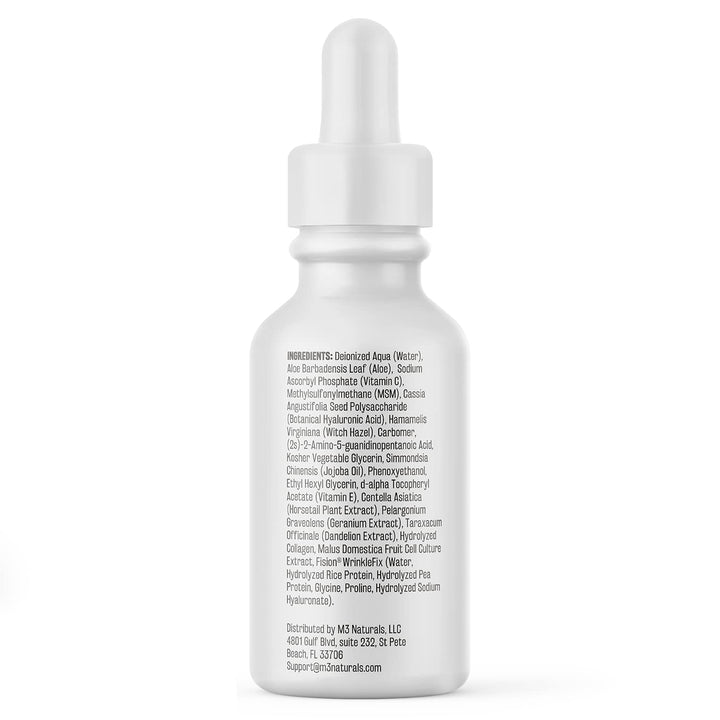Premium Vitamin C Serum For Face, Anti-Aging Topical Facial Serum With Hyaluronic Acid + Vitamin E, 1 Fl Oz.