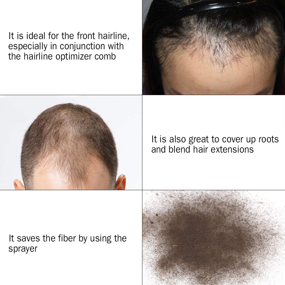 Hair Fiber Applicator, Spray Pump Application Nozzle for Hair Building Fibers Hair Thickening Tools
