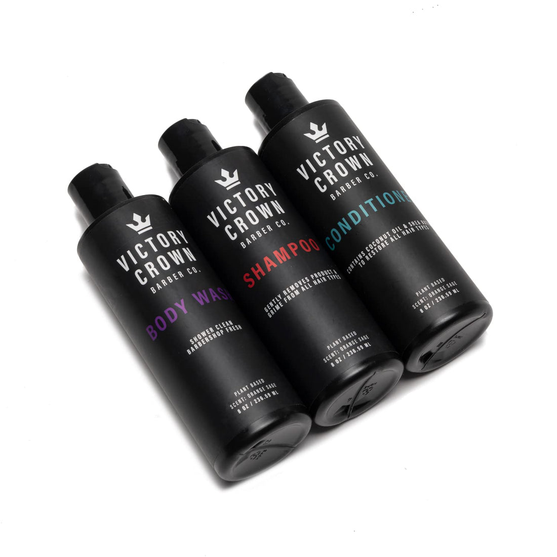 Victory Crown Deep Cleansing Shampoo Removes Product & Grime from All Hair Types with Argan Oil & Pro-Vitamin B5, 8 Oz
