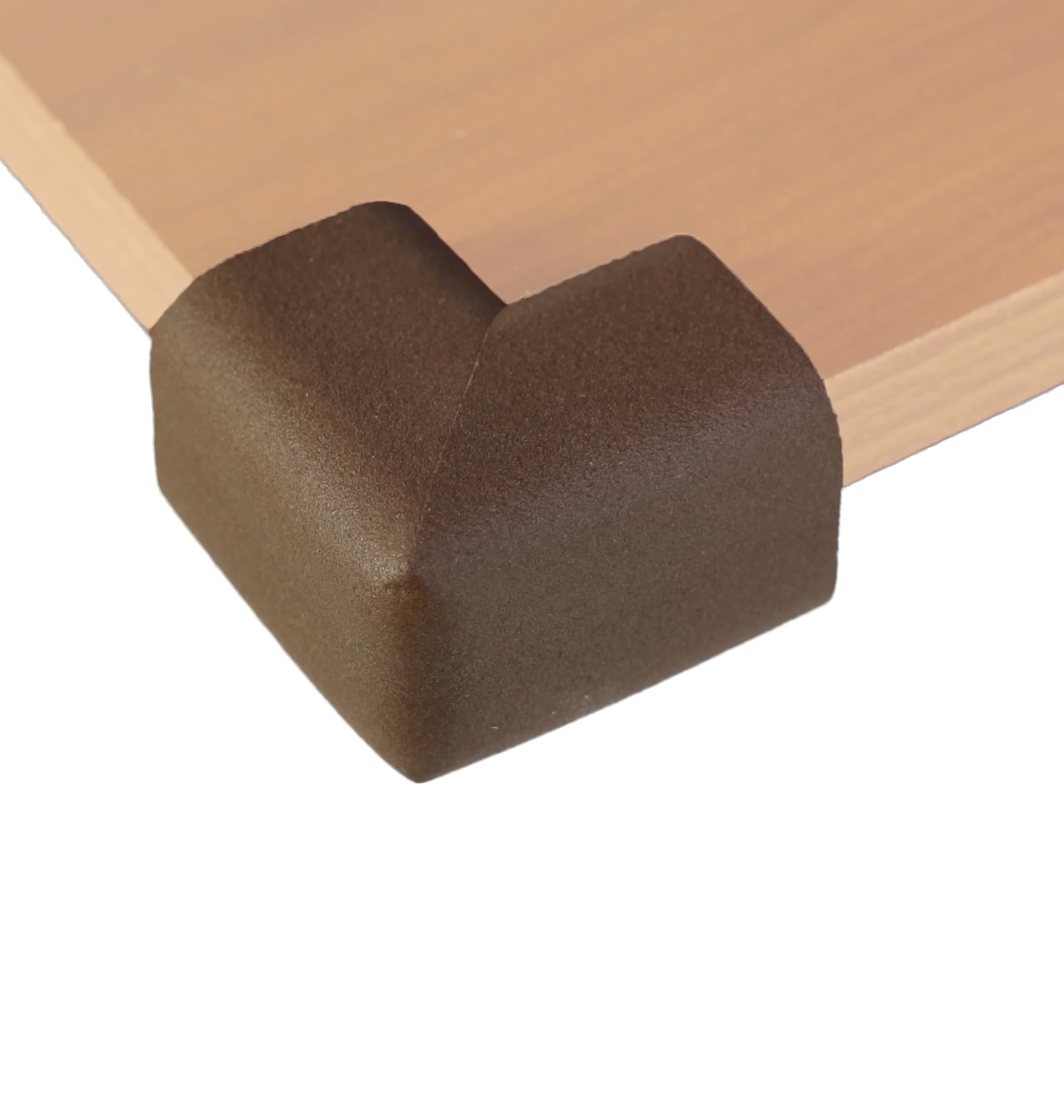 KidKusion Corner Cushion | Made in USA | Brown | 16 Pack | Furniture and Corner Protection