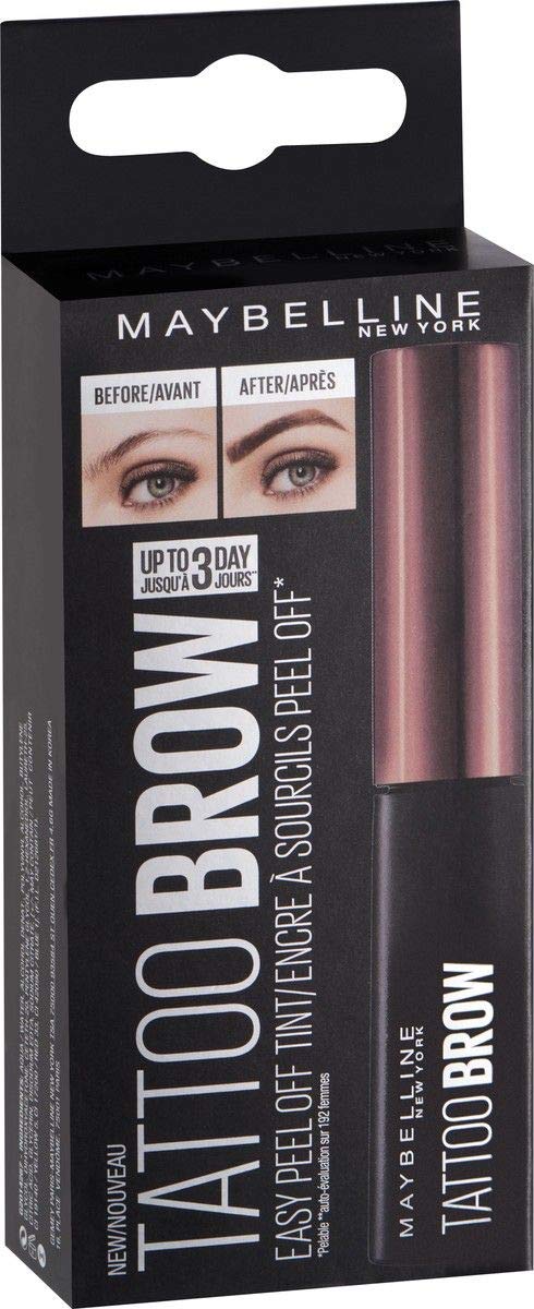 Maybelline New York Brow Tattoo Longlasting Tint, Dark Brown, 4.9 ml,1 Count (Pack of 1),B2998500