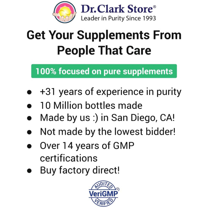Dr. Clark Digestive Enzymes Supplement – 700mg, 50 Gelatin Capsules, Promotes Digestive Health & Gut Function