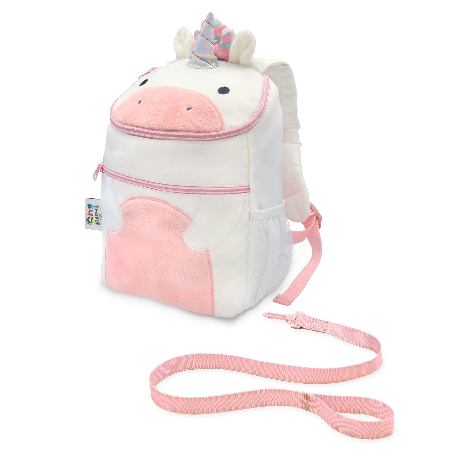 Travel Bug Toddler Safety Backpack Harness with Removable Tether (Unicorn), 7.3x3.5x9.05 Inch (Pack of 1)