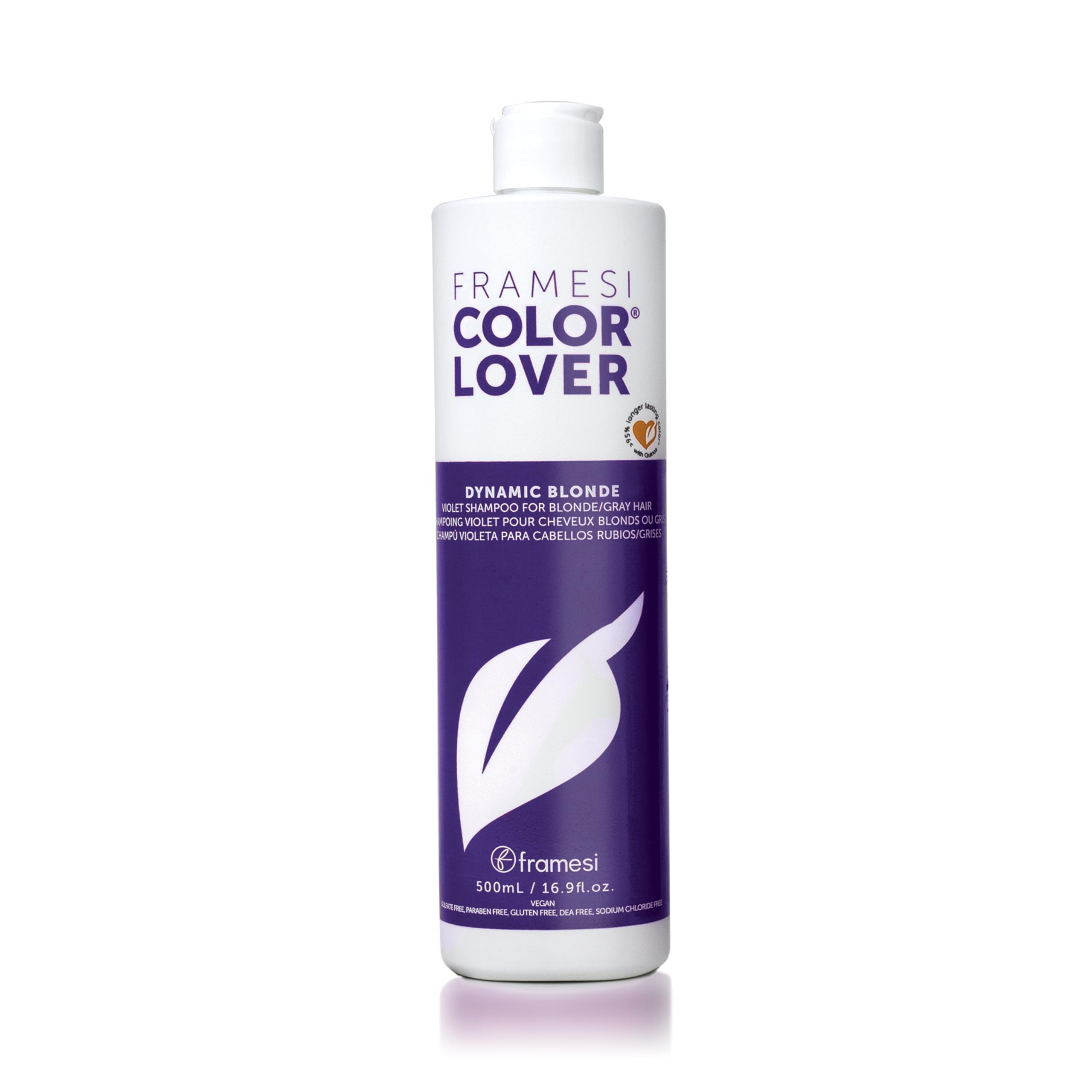 Framesi Color Lover Dynamic Blonde Violet Shampoo 16.9 fl oz/ 500 ml