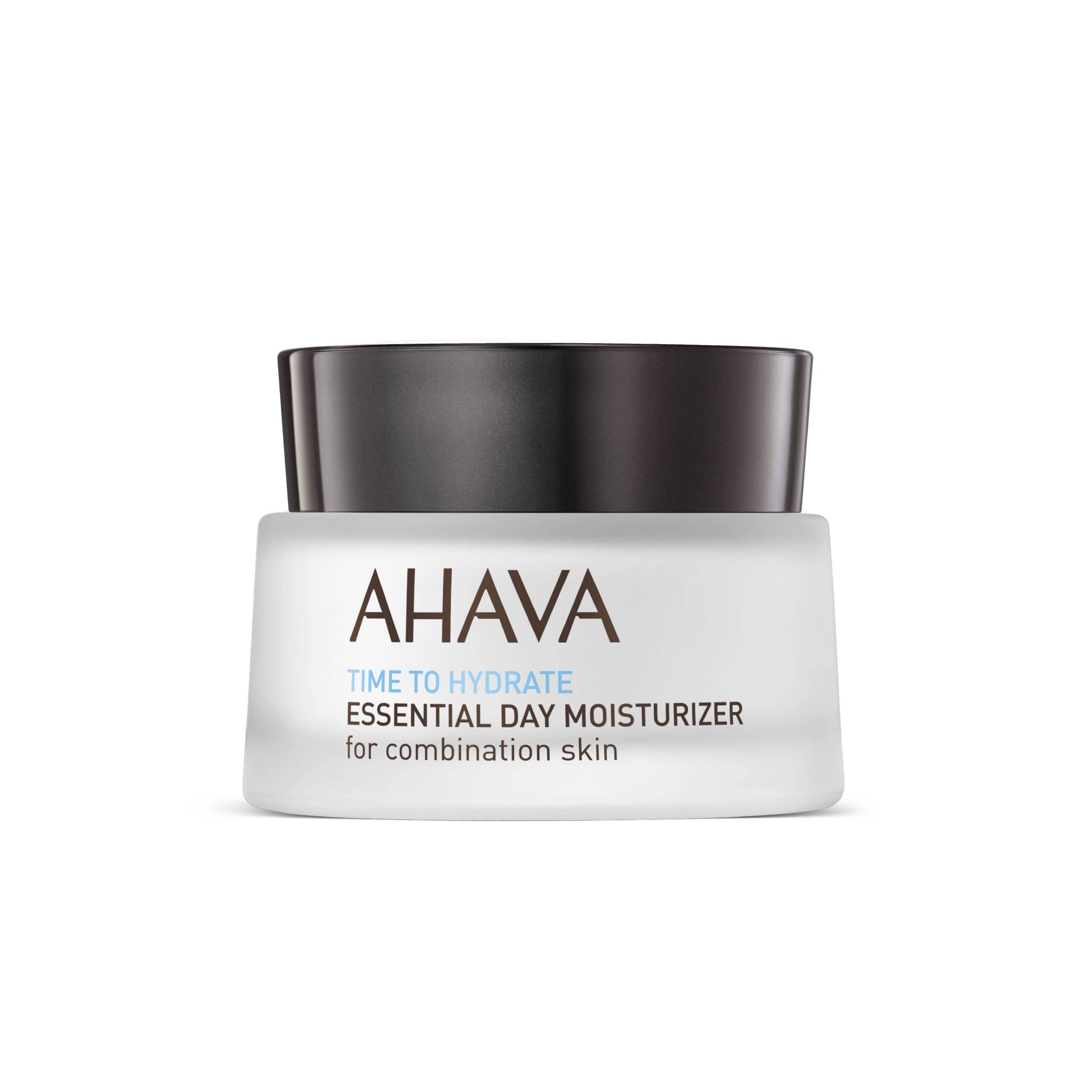 AHAVA Essential Day Moisturizer, Combination Skin - Essential Daily Hydrating Facial & Neck Cream, Anti-Aging & Smoothing Effect, Enriched with Osmoter, Aloe Vera, Allantoin & Vitamin E, 1.7 Fl.Oz