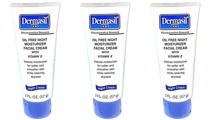 Dermasil Labs Oil Free Night Moisturizer Facial Cream 2 Fl Oz. by Dermasil