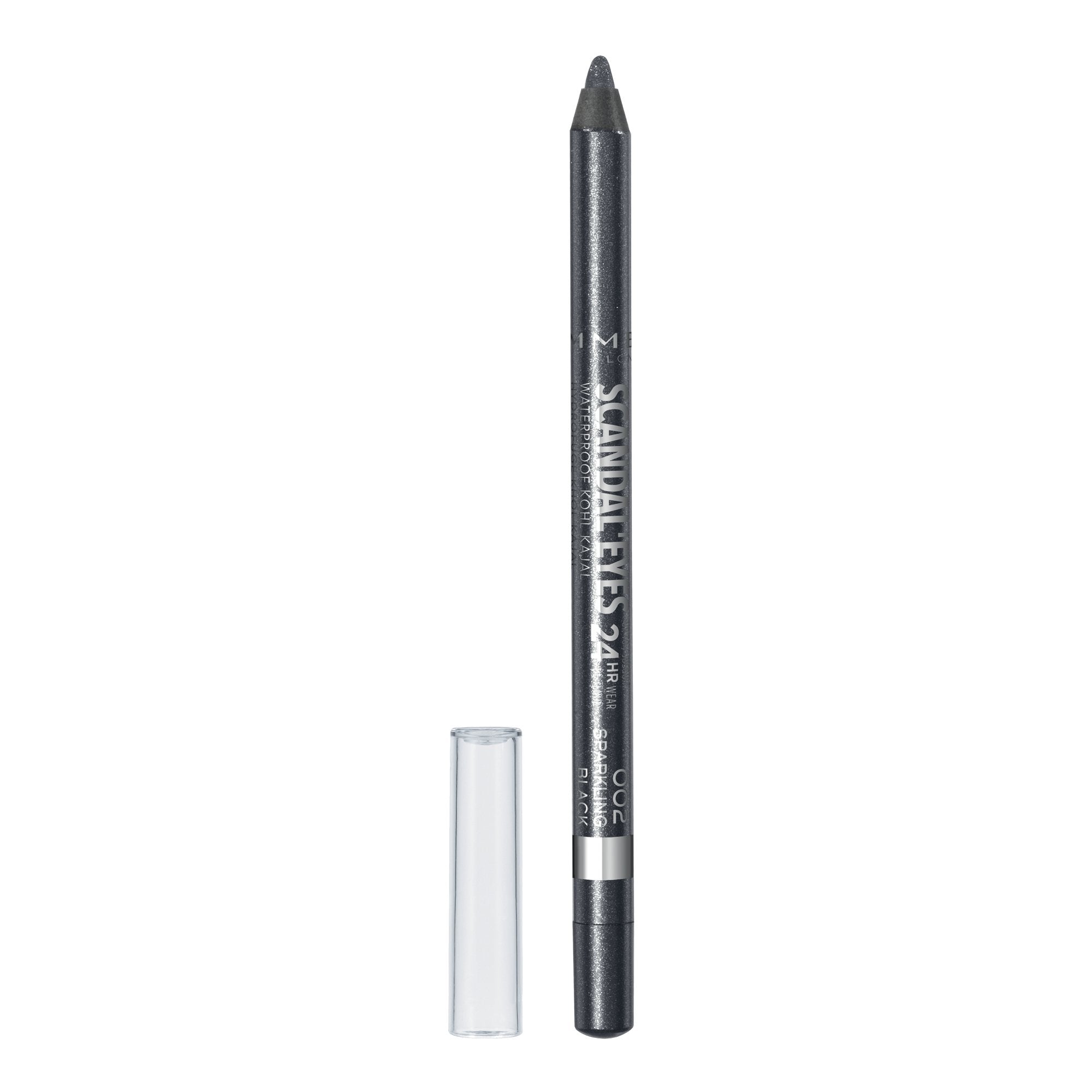 Rimmel London Scandaleyes Waterproof Kohl Kajal - 1.2gm (002 Sparkling Black)