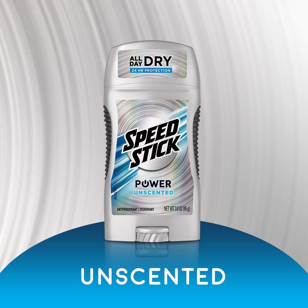 Speed Stick Speed Stick Anti-Perspirant Deodorant Unscented, Unscented 3 oz (Pack of 3)