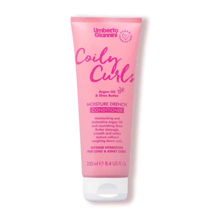 Umberto Giannini Coily Curls Conditioner, Vegan & Cruelty Free Moisturizing Conditioner for Curly Hair