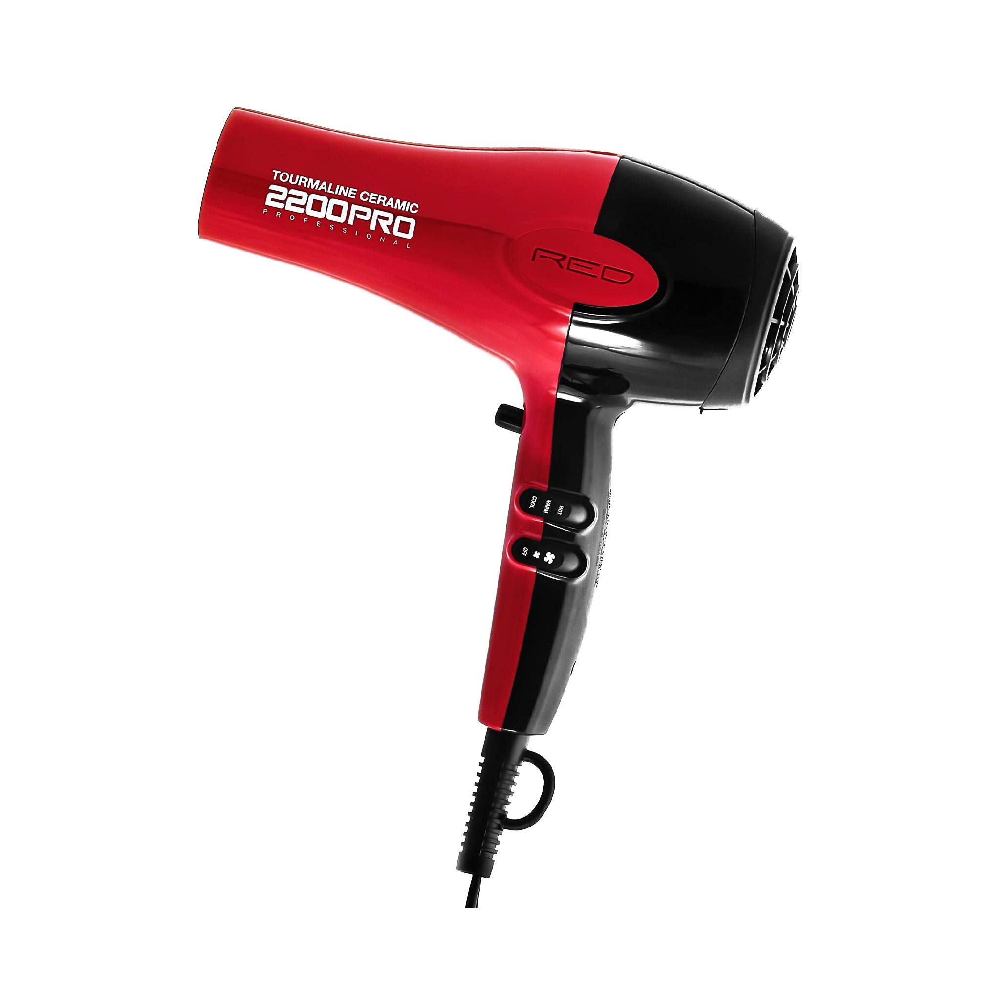 Kiss Red Dryer 1875 Watt W/3 Attachments (Tourm Ceramic)