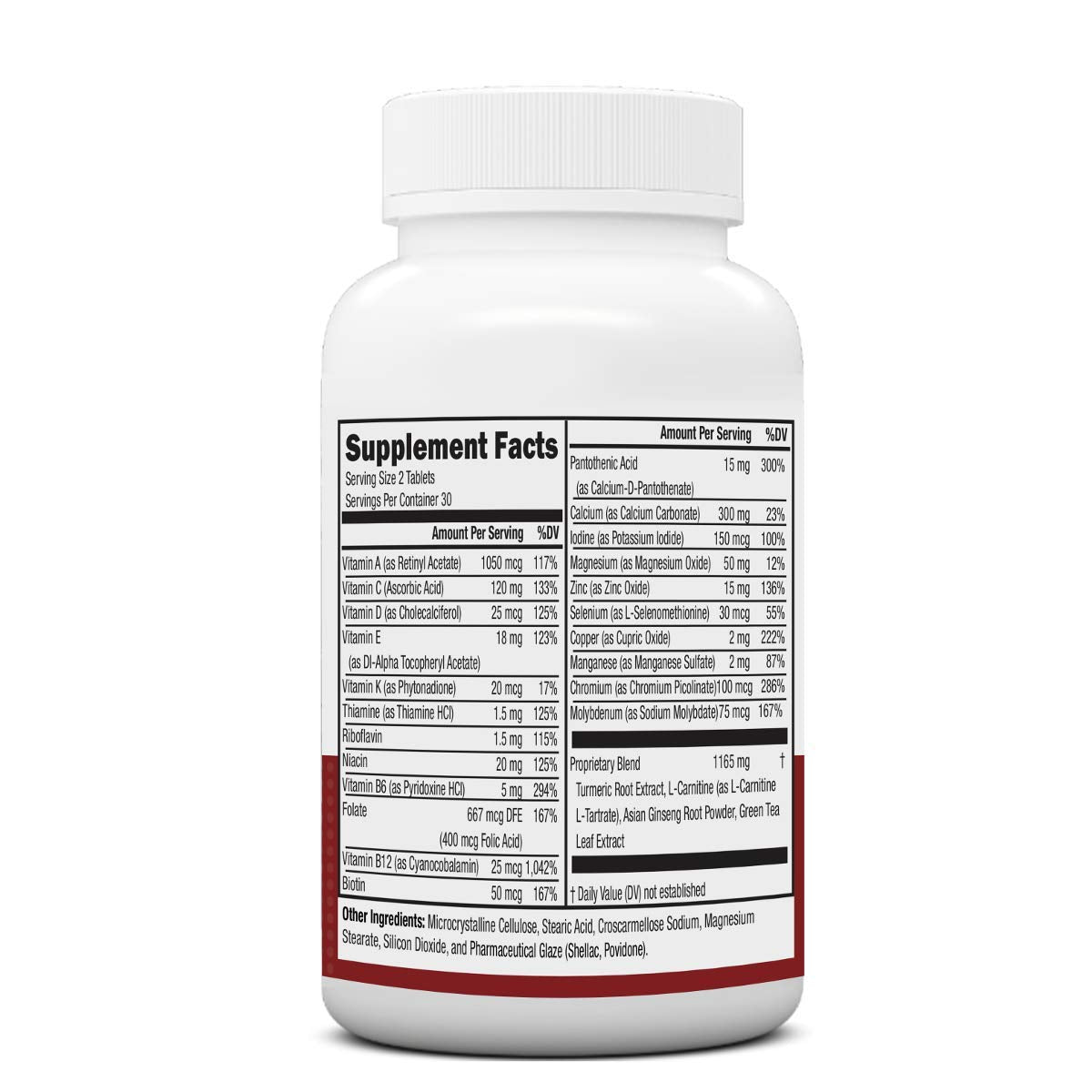 NeoVitin Women's 50+ Formula Multivitamin with Brilliant Blend - Daily Nutritional Support for Women Over 50 (60 Count)