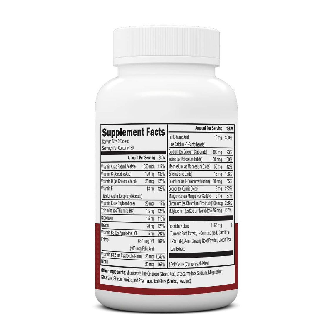 NeoVitin Women's 50+ Formula Multivitamin with Brilliant Blend - Daily Nutritional Support for Women Over 50 (60 Count)