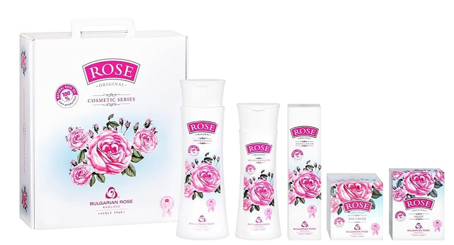 5 Piece Gift Set with Bulgarian Rose Oil Micellar Water