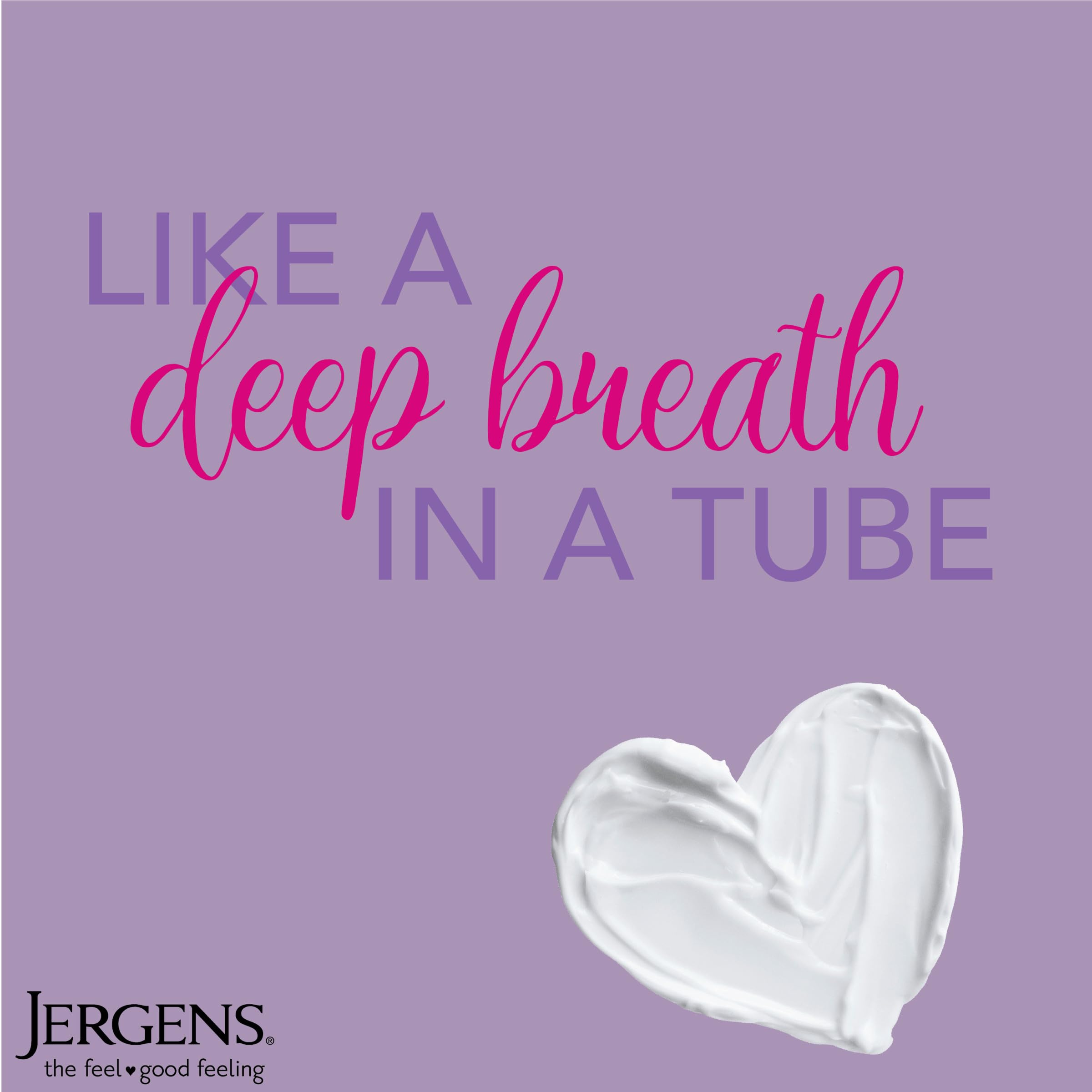 Jergens Lavender Body Butter Moisturizer, 7 Ounce Lotion, with Essential Oil, for Indulgent Moisturization