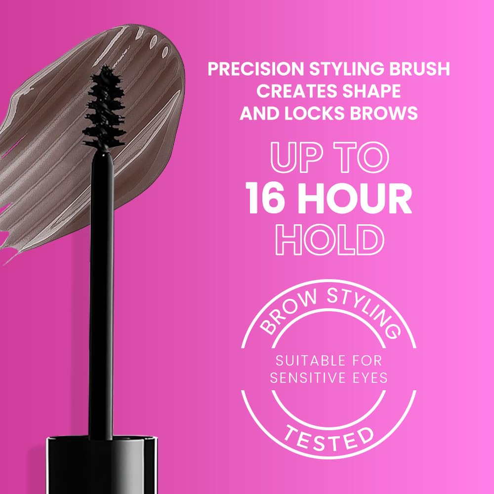 Kaely PROFESSIONAL MAKEUP Brow Glue,Tinted Eyebrow Gel,Eyebrow Mascara Waterproof,gel para cejas a prueba de agua,Eye Brow Fast Sculpt,Vegan & Cruelty-Free,1Pcs-03 Medium Brown