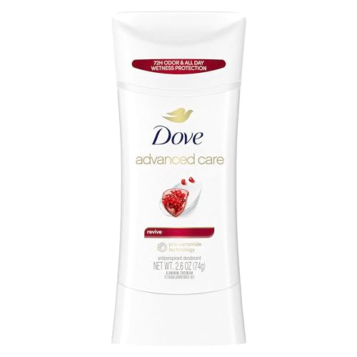 Dove Advanced Care Antiperspirant Deodorant Stick for Women, Revive, for 48 Hour Protection And Soft And Comfortable Underarms, 2.6 oz