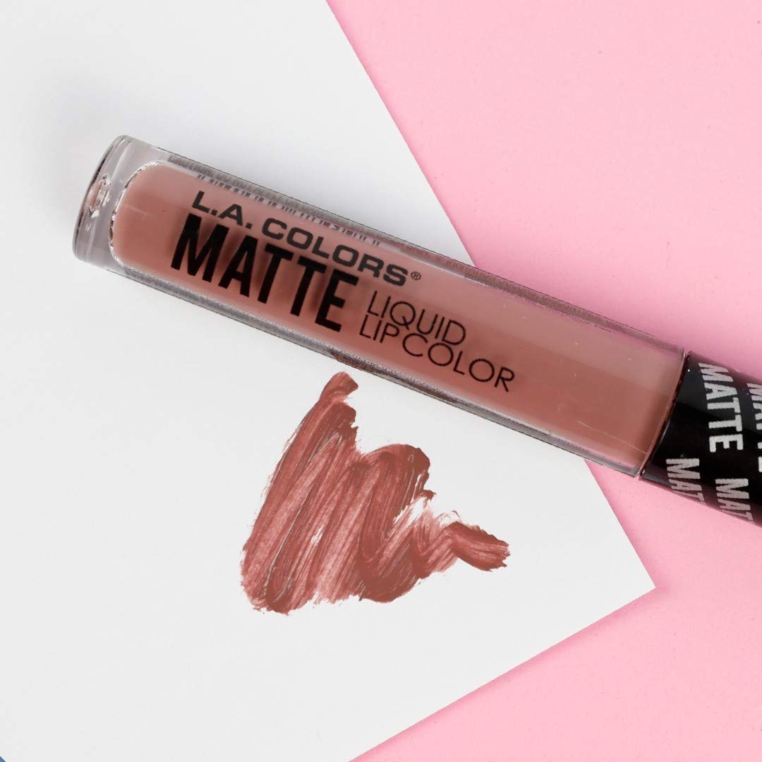L.A. Colors Matte Liquid Lip Color, Vixen Peach, 3.9g
