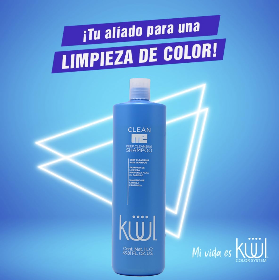 Kuul Shampoo - Deep Cleansing, 33.8 oz (1 L)