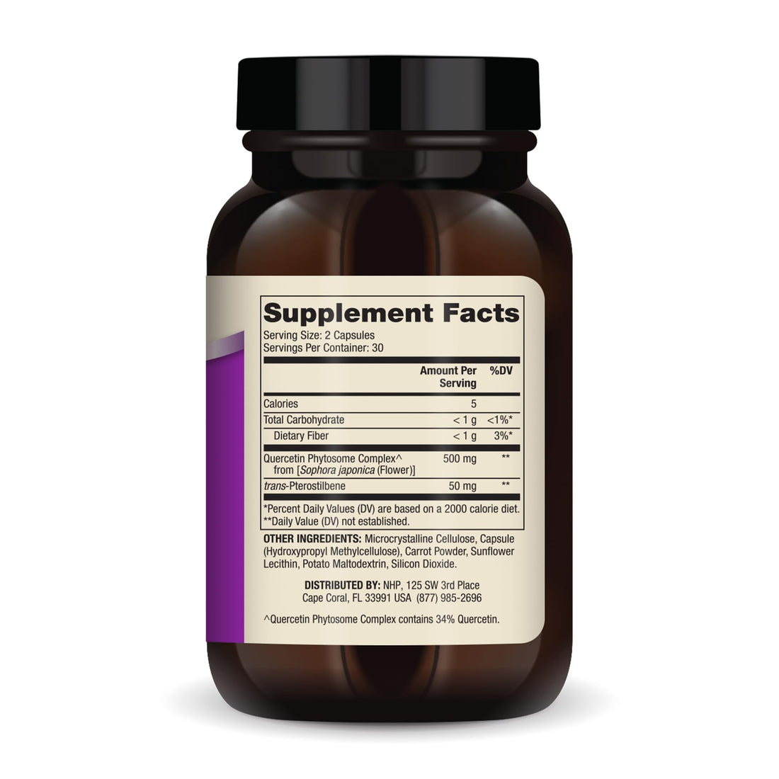 Dr. Mercola Quercetin and Pterostilbene Advanced, 30 Servings (60 Capsules), Non GMO, Gluten Free, Soy Free