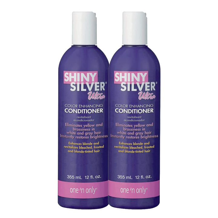 Shiny Silver Ultra Conditioner Color Enhancing 12oz (2 Pack)
