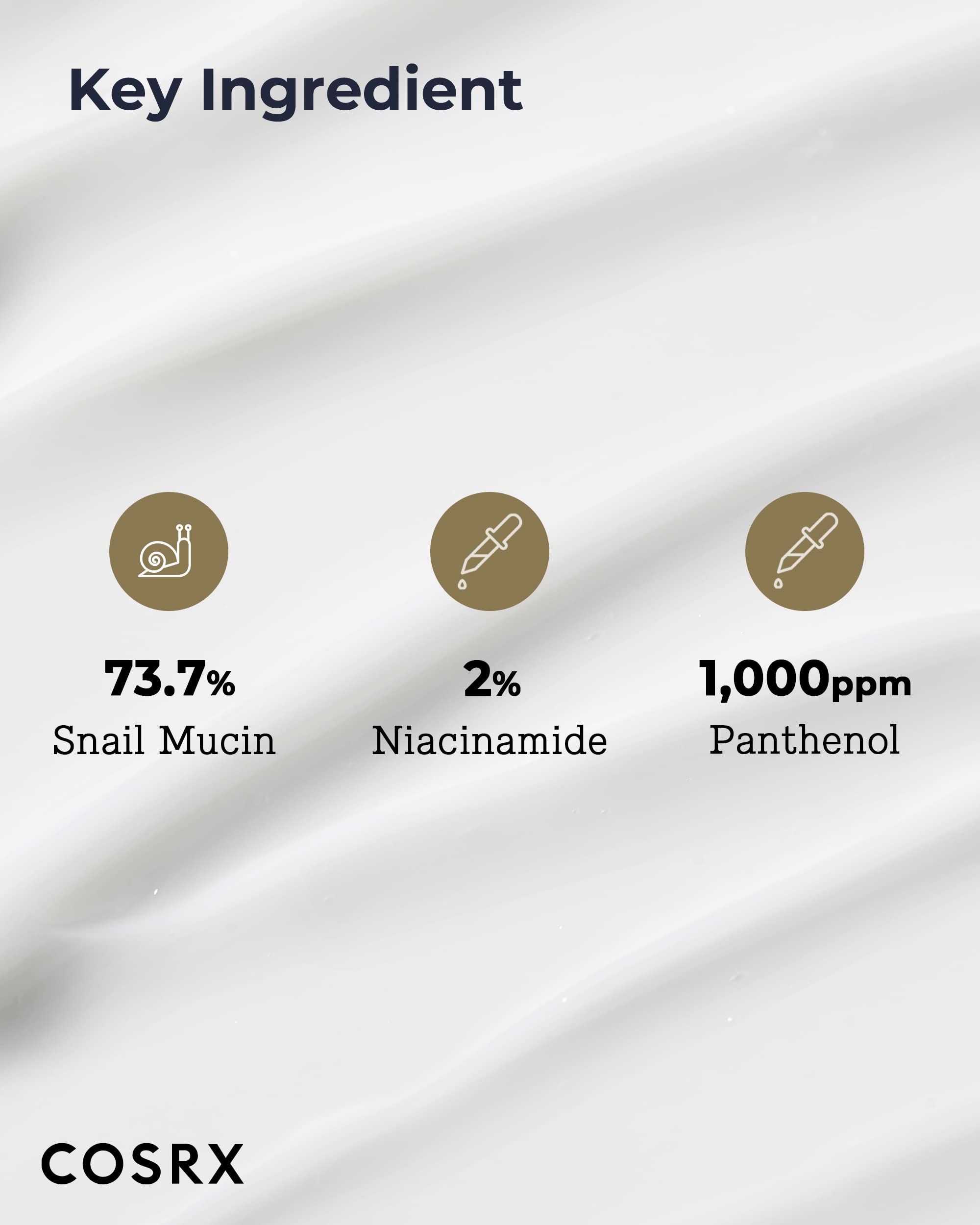 COSRX Snail Peptide Eye Cream with 73.7% Snail Mucin and Niacinamide - Brightening Korean Night Cream for Fine Lines and Dark Circles