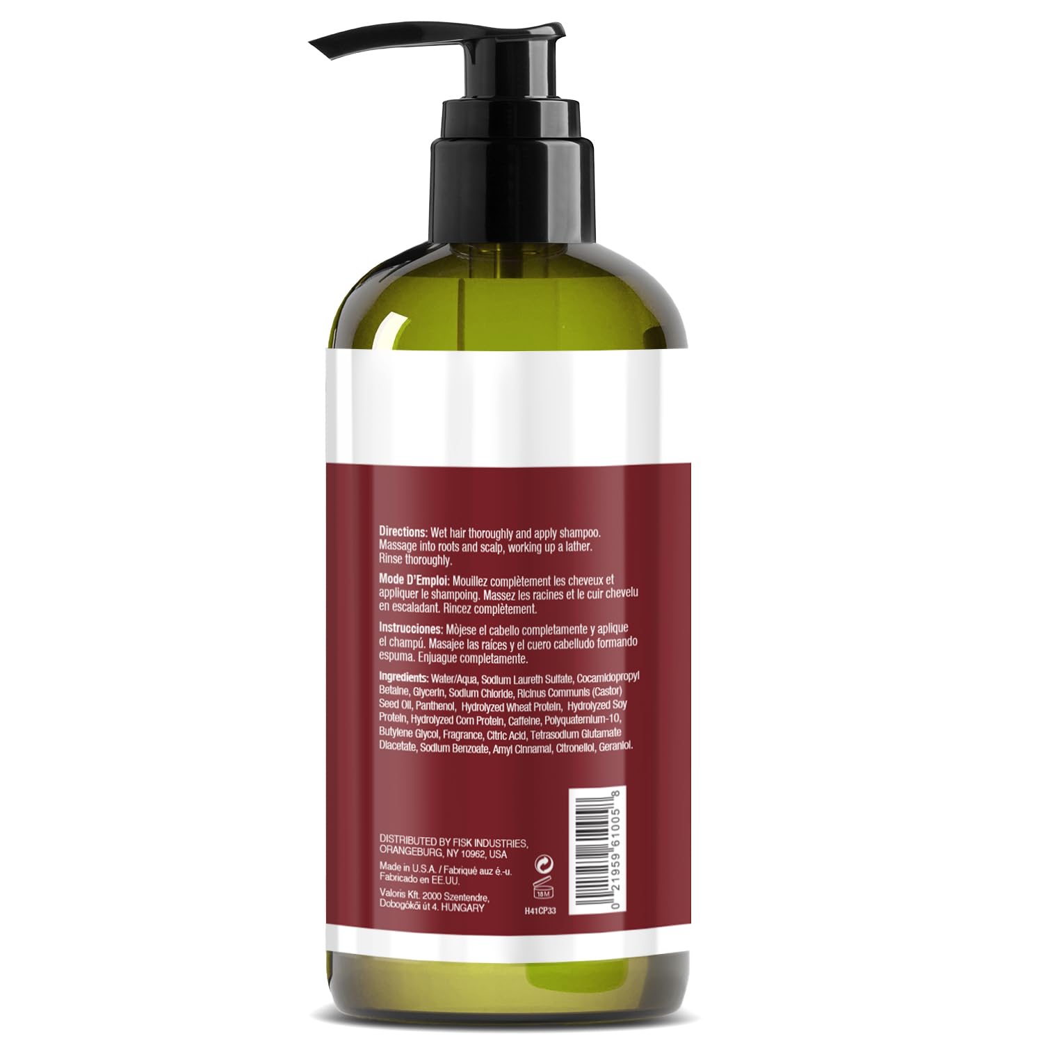 Hair Chemist Scalp Stimulating Castor Oil Shampoo 33.8 oz. - Castor Oil Hair Shampoo