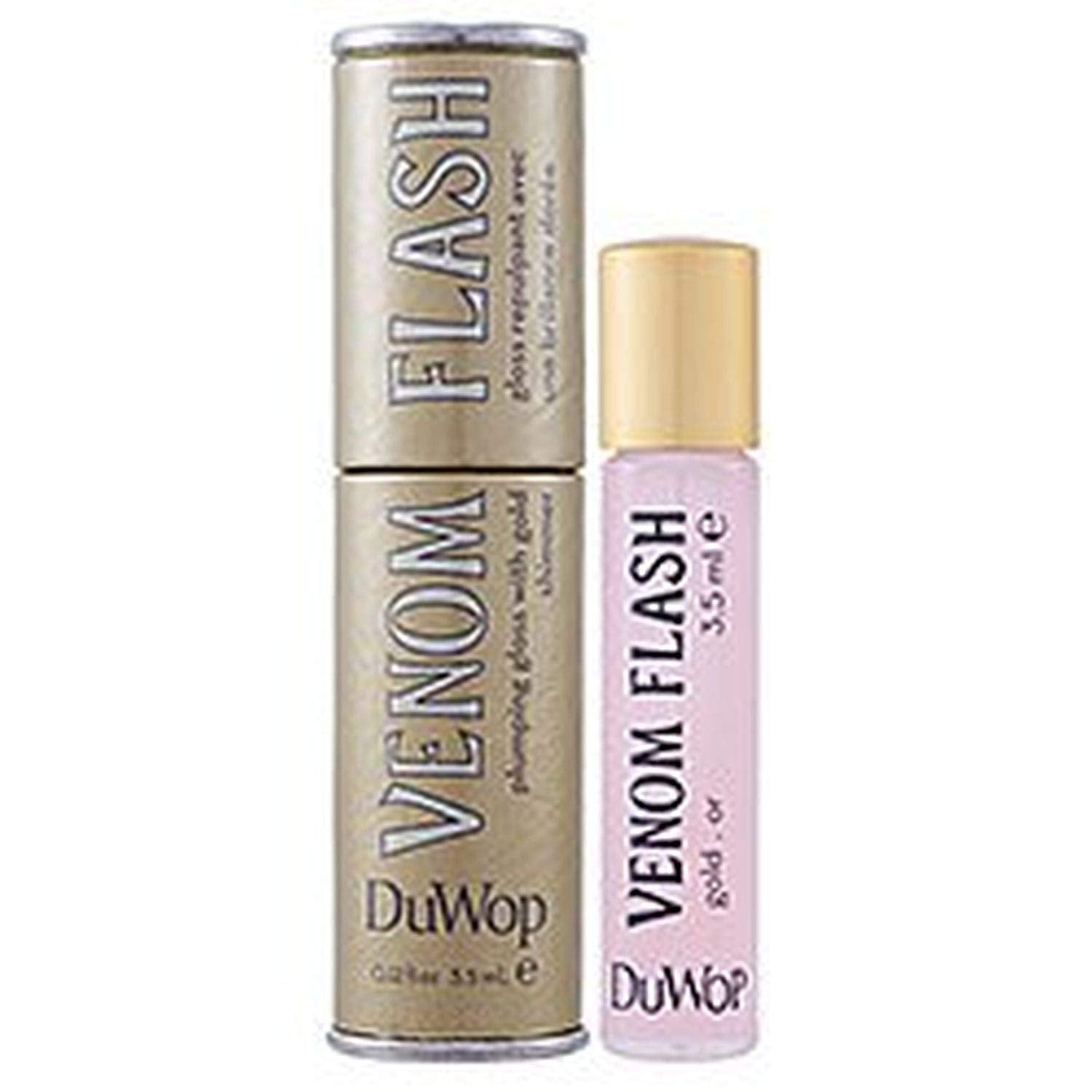DuWop Cosmetics Lip Venom Lip Plumping Balm - Flash Cool (Silver) by DuWop Cosmetics