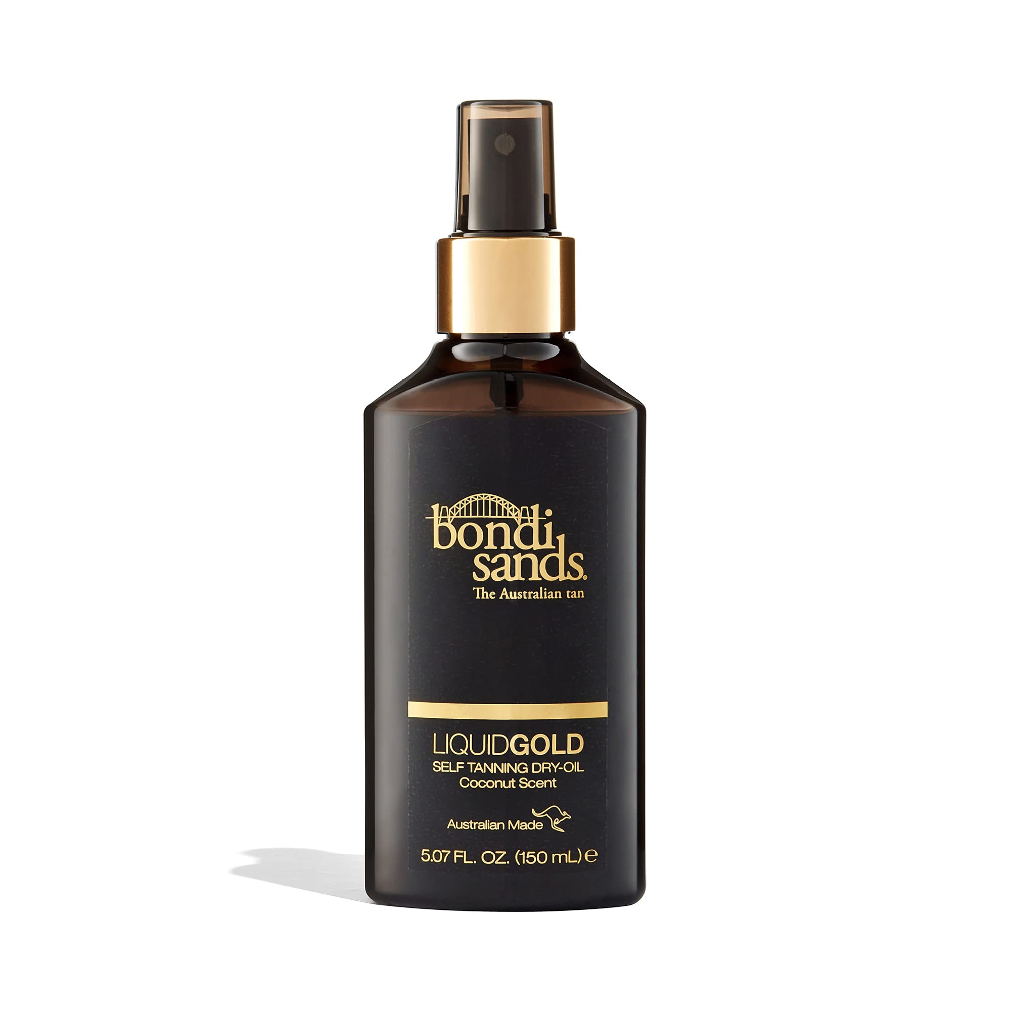 Bondi Sands- Liquid Gold Self Tanning Dry Oil Provides a Longer Lasting Tan and Skin Hydration (150ML)