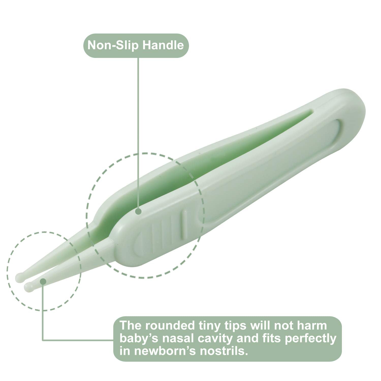 PandaEar Baby Nail Manicure Pedicure Grooming Care Kit (4 Pack)| Clippers Scissors File Tweezers | Newborn Infant Toddler Kids (Blue)|1 Months Plus