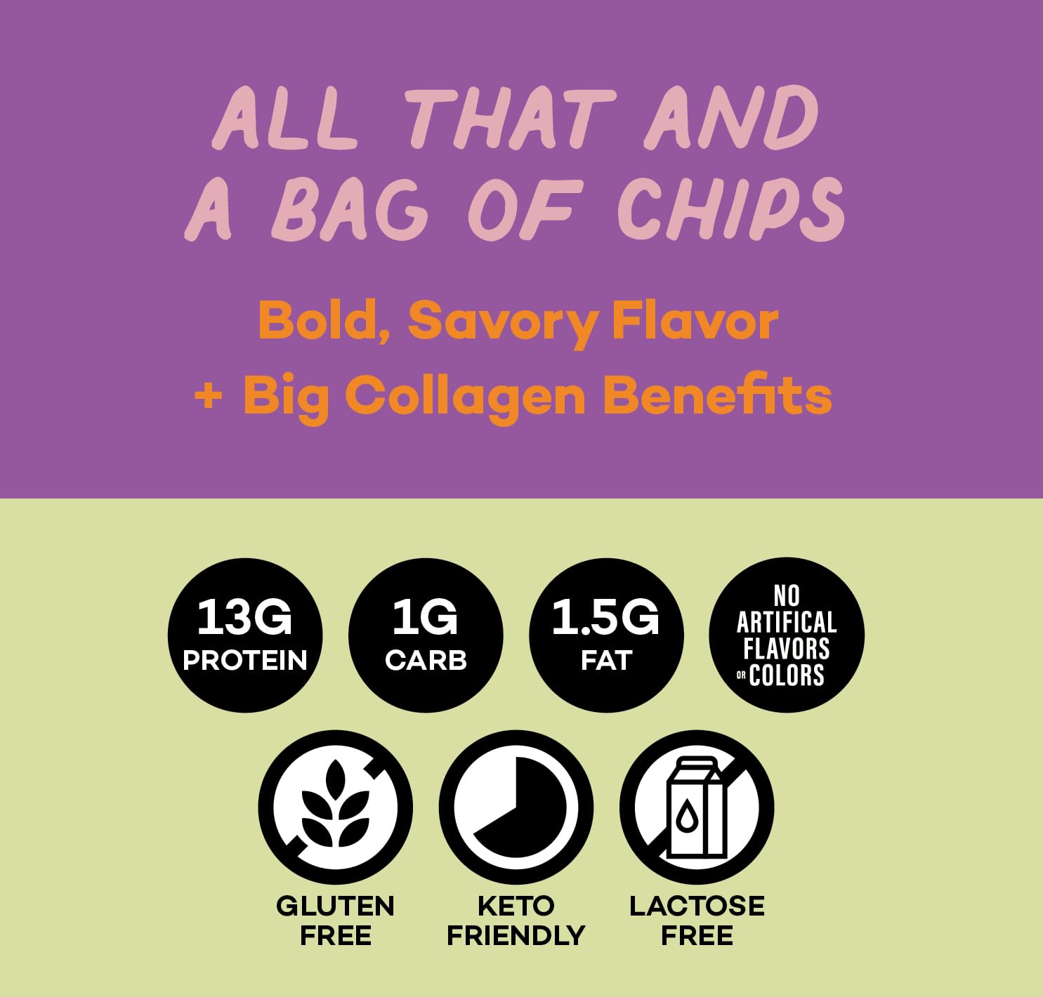 GoBeDo Collagen Protein Chips - Sweet Chilli Pepper & Tomato Basil Flavors - 13g Protein Per Bag, GMO-Free, Gluten-Free, Tasty Keto Savory Collagen Protein Snack (Pack of 10)