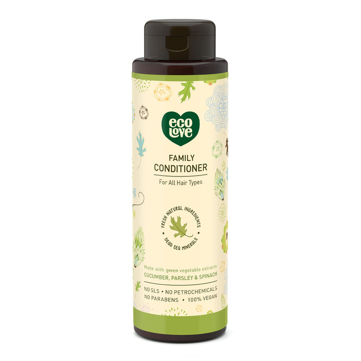 Green : ecoLove Green Collection family Conditioner - Cucumbers, Parsley & Spinach. 100% VEGAN (17.6 Oz)