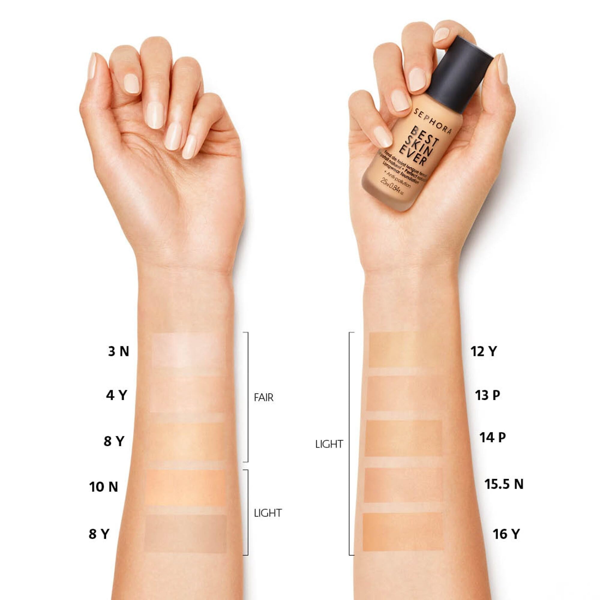 SEPHORA COLLECTION Best Skin Ever Liquid Foundation Unisex 11.5 P
