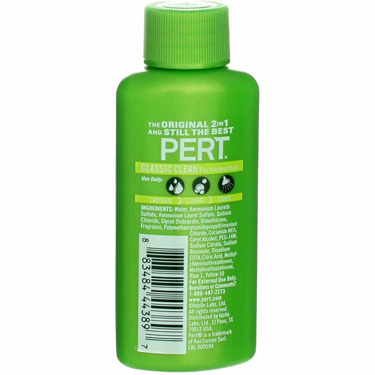 Pert Plus, Happy Medium 2 in 1 Shampoo Plus Conditioner - 1.7 oz, 2 Pack