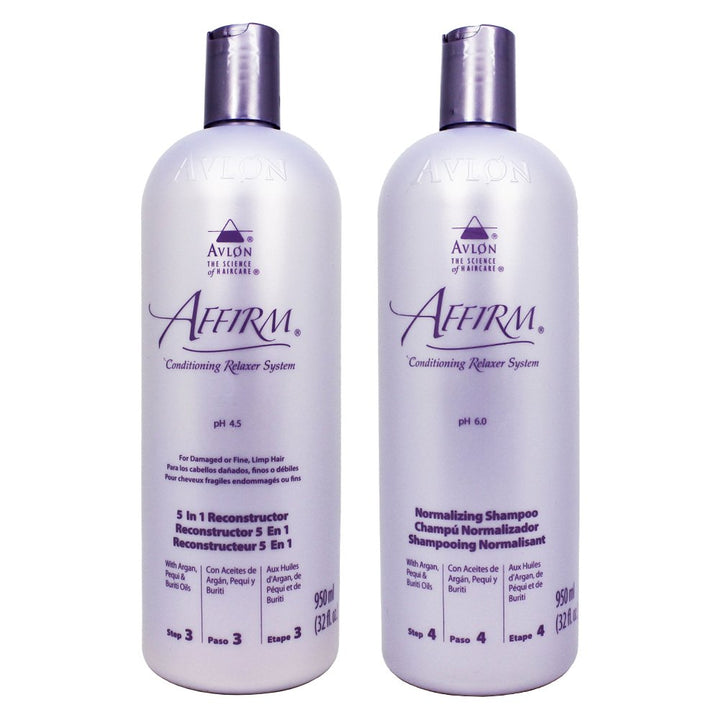 Avlon Affirm 5 In 1 Reconstructor 32oz + Normalizing Shampoo 32oz