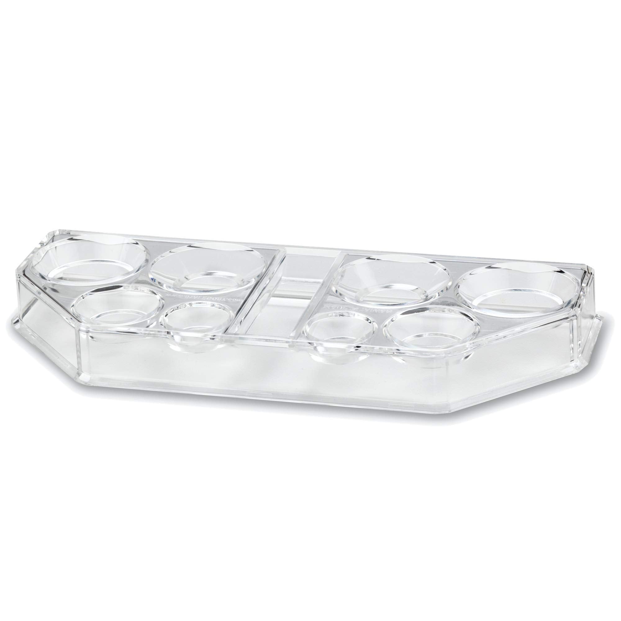 byAlegory Acrylic Makeup Beauty Sponge Organizer & Drying House | 9 Spaces Fits All Brands