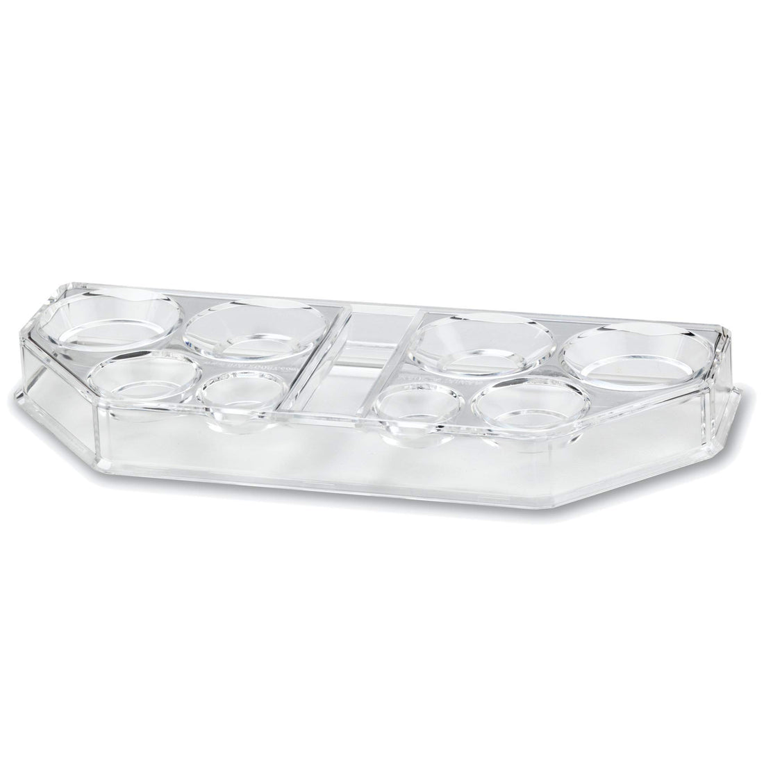 byAlegory Acrylic Makeup Beauty Sponge Organizer & Drying House | 9 Spaces Fits All Brands