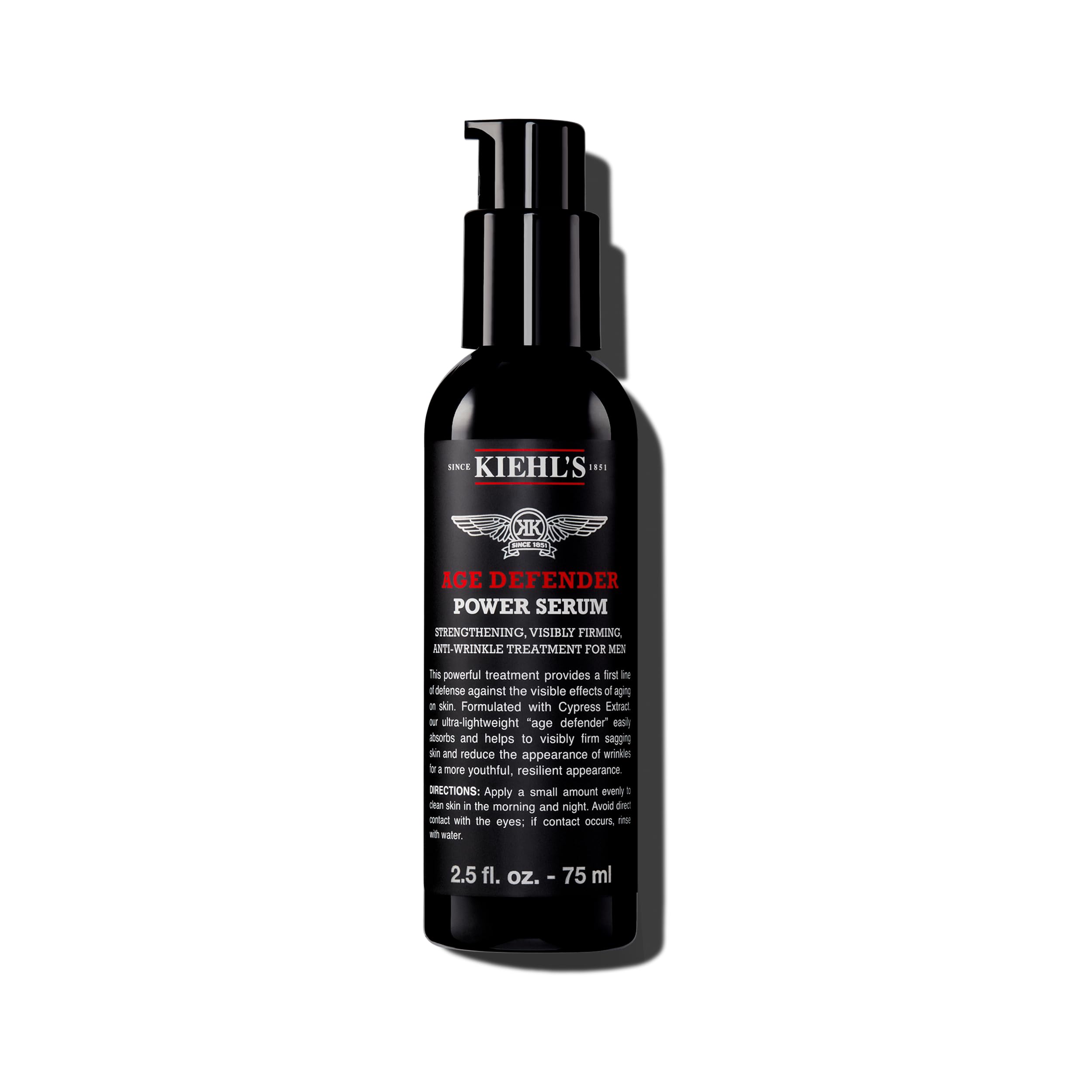 Kiehl'S Age Defender Power Serum Strengthening, Visibly Firming, Anti-Wrinkle Treatment For Men ( 214986 )