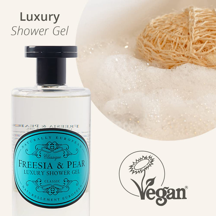 Naturally European Freesia & Pear Body Shower Gel