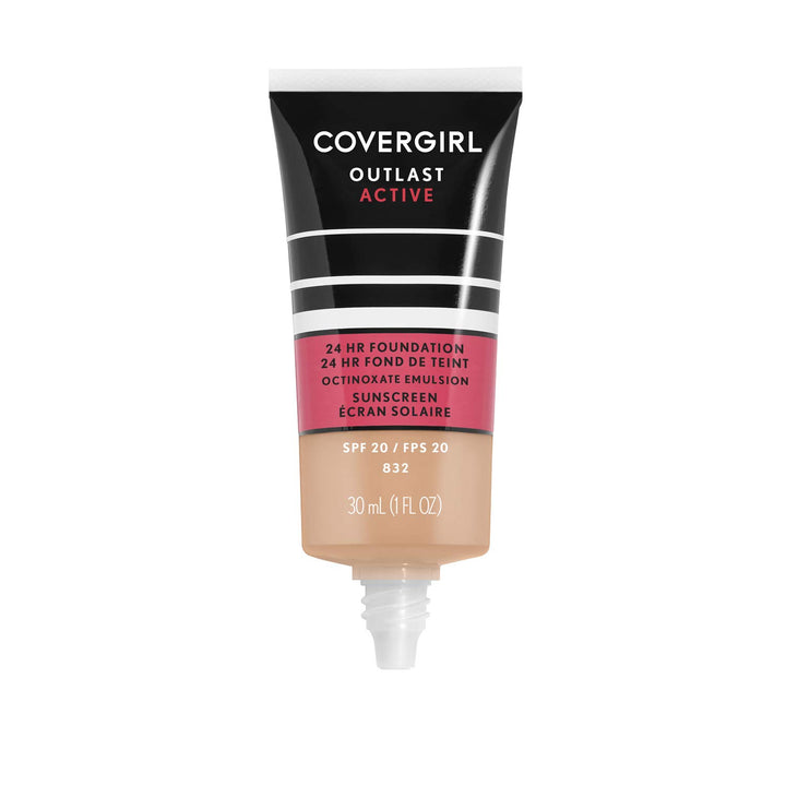 COVERGIRL Outlast Active Foundation, Nude Beige, 1 Ounce