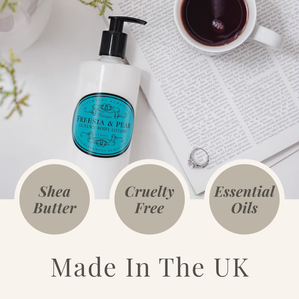 Naturally European Freesia and Pear Luxury Body Lotion