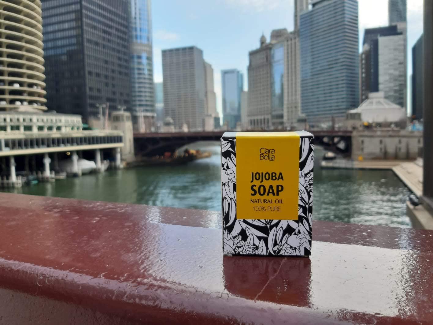 Clara Bella Health Jojoba Soap Natural oil 100% Pure Organic Jojoba Oil Soap Bar Pure Body Soap with Jojoba and Olive Oil