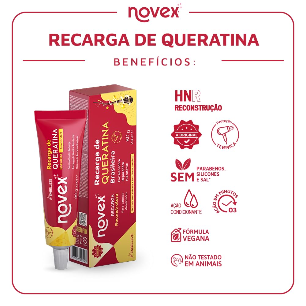 Novex Haircare Keratin Recharge Leave in Conditioner