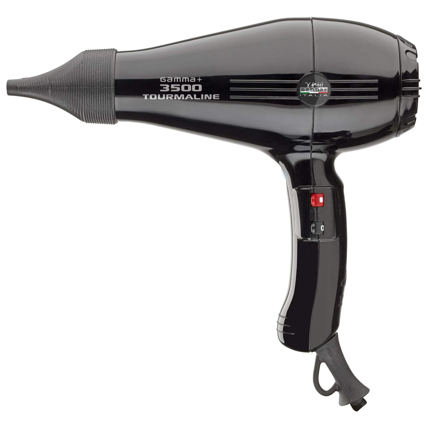 GAMMA+ 3500 Tourmaline Ionic Hair Dryer, Black