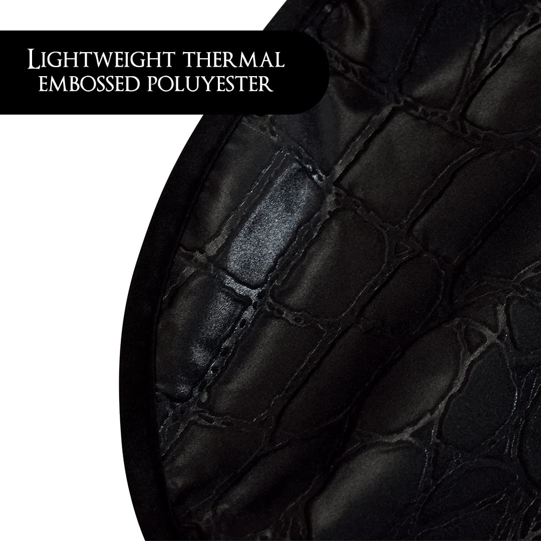 Betty Dain Alligator Hide Bleach Proof All Purpose Hair Coloring and Styling Cape, Black, 45 Inch x 60 Inch, 0.6 Pound